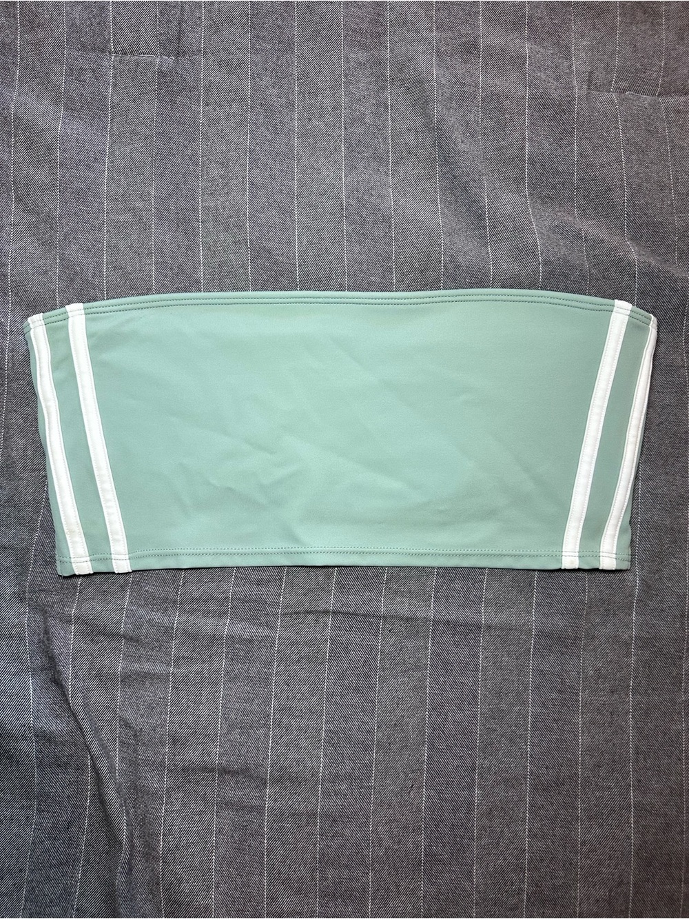 LA Hearts Med Mint Green Strapless Bandeau Bikini Top